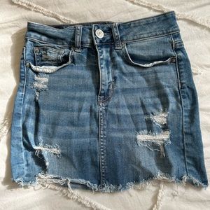 Size 4 American eagle denim skirt
